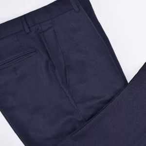 Santorelli Flat Front Dress Trousers.